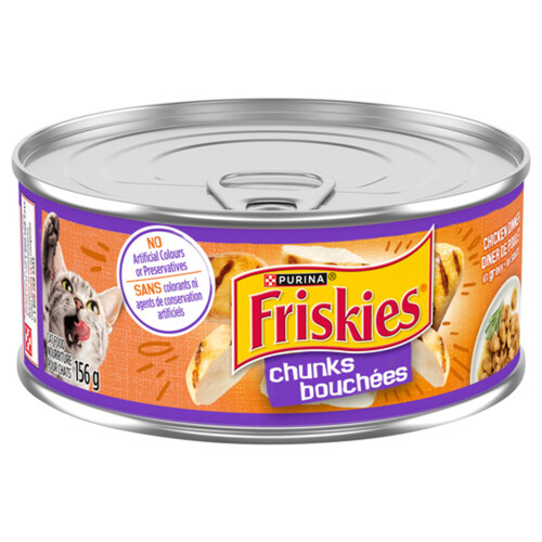 Friskies Chunks Wet Cat Food Chicken Dinner 156 g