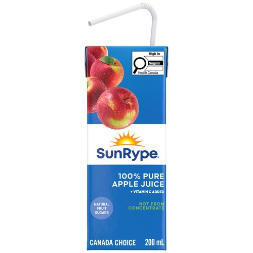 SunRype Juice Pure Apple Boxes 5 x 200 ml