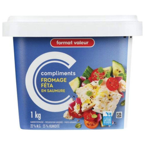Compliments Fromage Feta Cheese 1 kg
