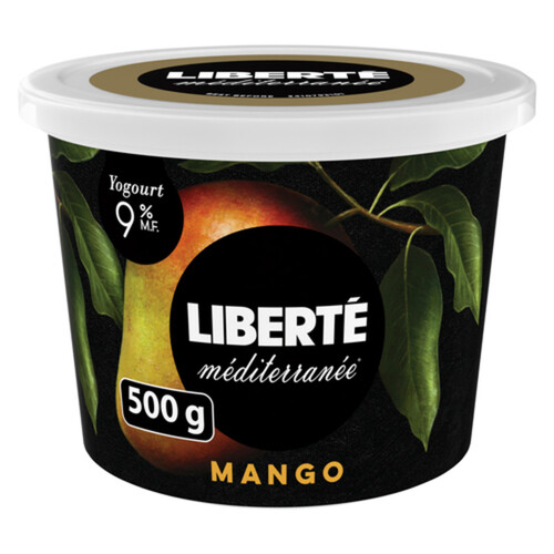 Liberte Mediterranee 9% Yogurt Mango 500 g