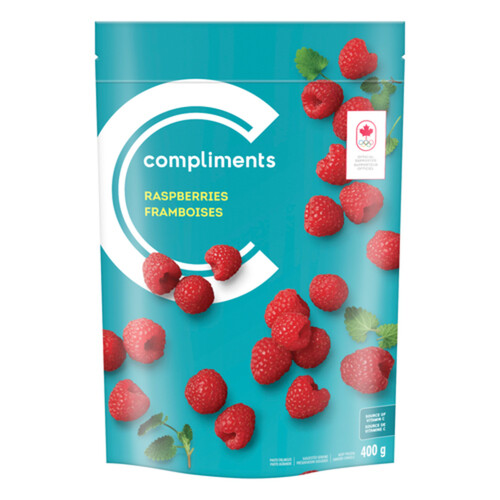 Compliments Frozen Raspberries 400 g