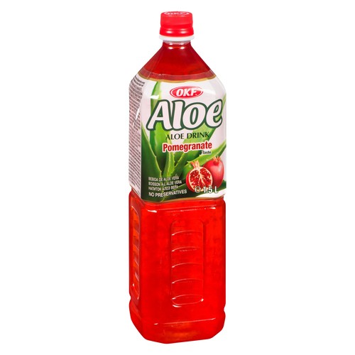 OKF Aloe Vera Drink Pomegranate 1.5 L (bottle)