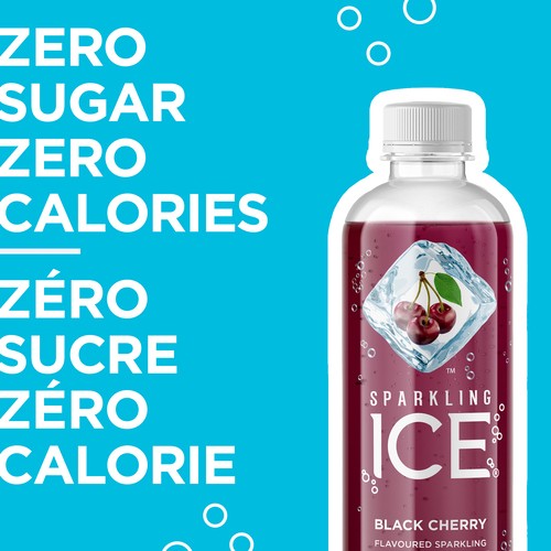 Sparkling Ice Sparkling Water Black Cherry 503 ml (bottle)