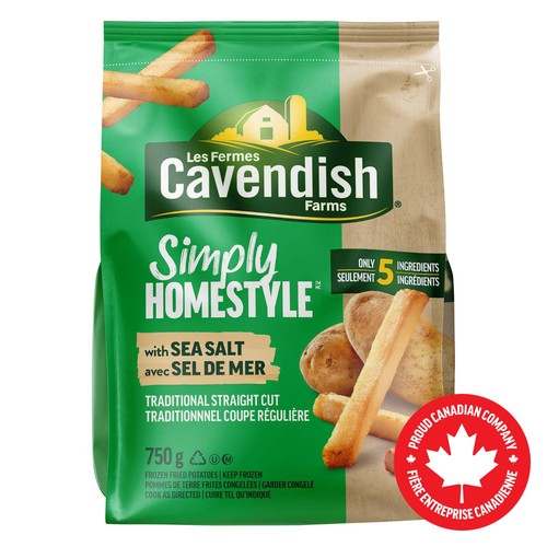 Simply Homestyle Frozen Fries With Sea Salt 750 g