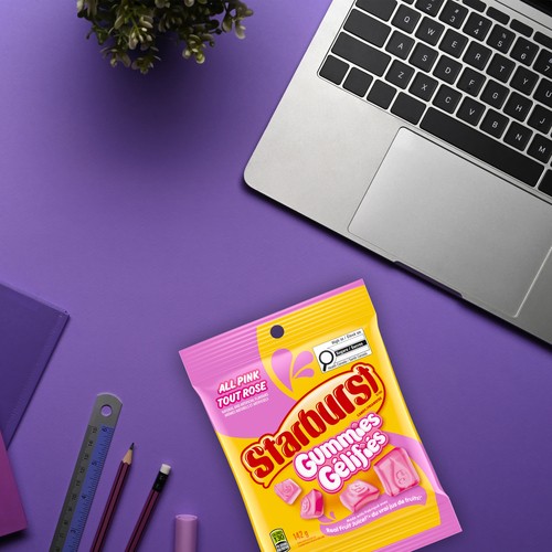 Starburst Candy Gummies All Pink 142 g