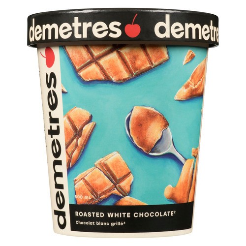 Demetres Ice Cream Roasted White Chocolate 500 ml