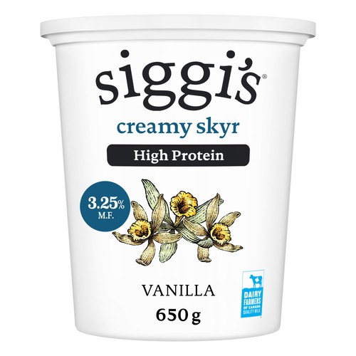 Siggi's Skyr Yogurt 3.25% Vanilla 650 g