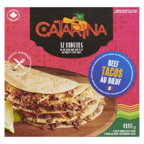 Catarina Frozen Tacos Beef 320 g