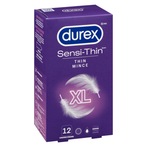 Durex XL Condoms Sensi-Thin 12 EA