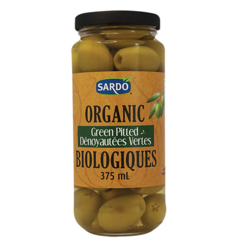 Sardo Organic Pitted Olives 375 ml