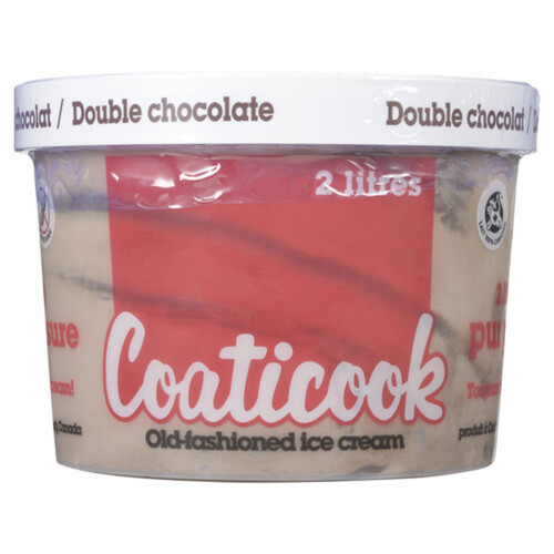 Coaticook Gluten-Free Ice Cream Double Chocolate 2 L