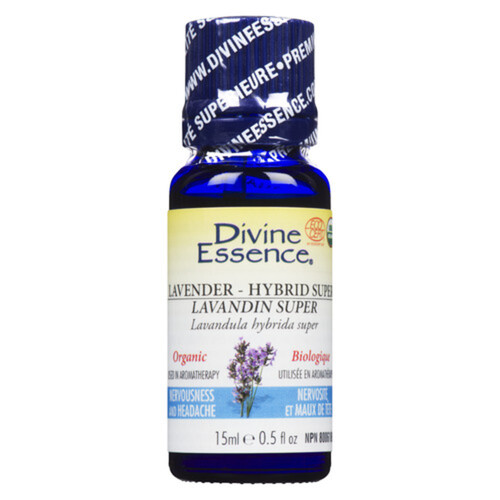 Divine Essence Organic Super Essential Oil lavender Hybrid 15 ml