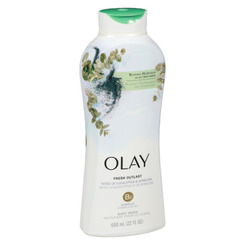 Olay Body Wash Eucalyptus & Spirulina 650 ml