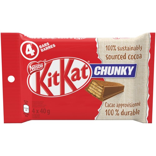 Kit Kat Chocolate Bars Chunky Multipack 4 x 40 g