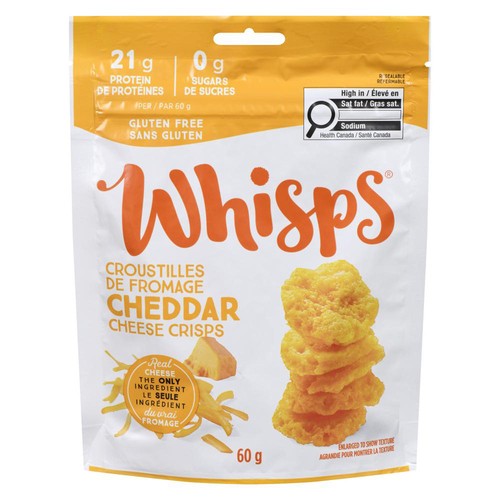 Whisps Cheese Crisps Cheddar 60 g