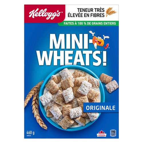 Kellogg's Mini Wheats Céréales originale 460 g
