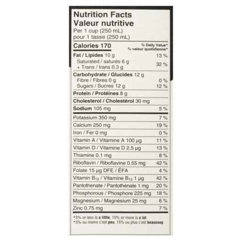 Natrel Organic 3.8%  Milk 2 L