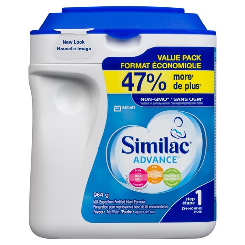 Similac Advance Non-Gmo Infant Formula Powder 964 g