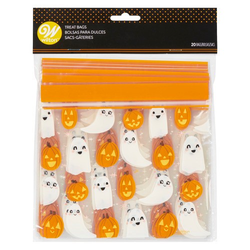 Wilton Treat Bag Ghost Halloween 20 Count