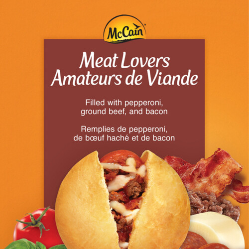 McCain Meat Lovers Pizza Pockets 300 g (frozen) Voilà Online