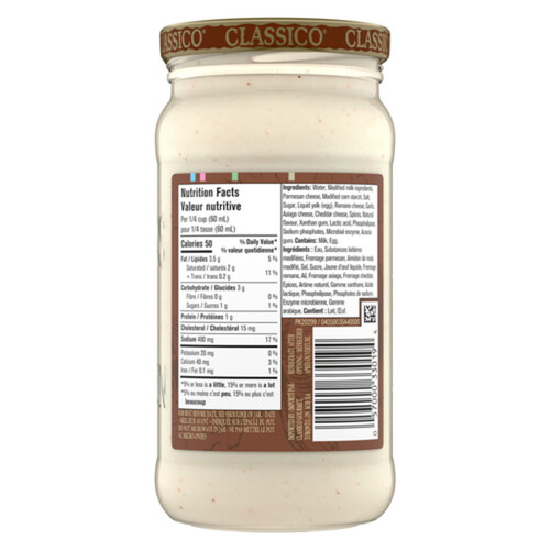 Classico Pasta Sauce Alfredo 410 ml