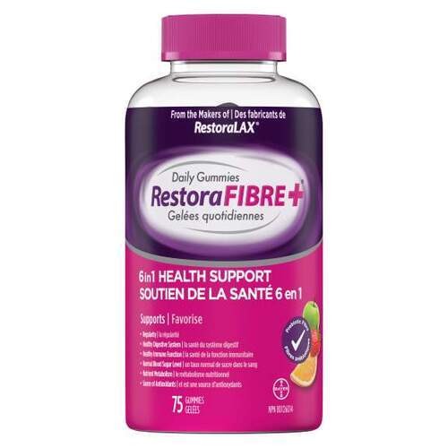 RestoraLAX Fibre + Laxatives Gummies 75 Count