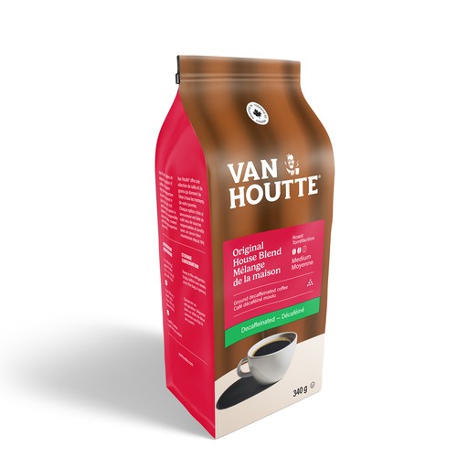 Van Houtte Ground Coffee Decaffeinated House Blend 340 g