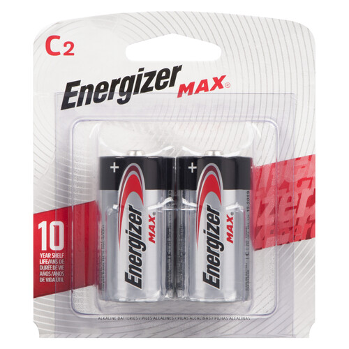 Energizer Batteries Max C 2 Pack