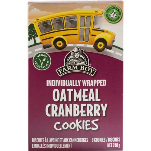 Farm Boy Cookies Oatmeal Cranberry 240 g