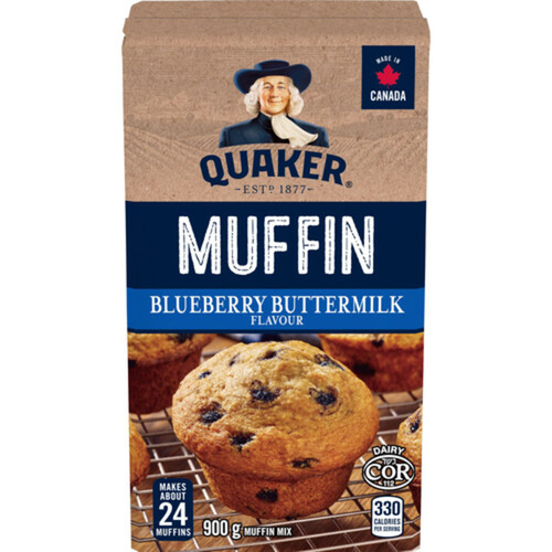 Quaker Muffin Mix Blueberry Buttermilk 900 g