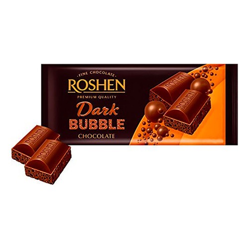 Roshen Dark Chocolate Bar Aerated 80 g