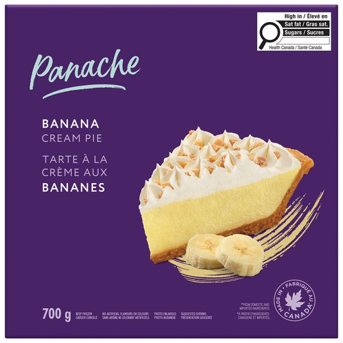 Panache Frozen Cream Pie Banana 700 g