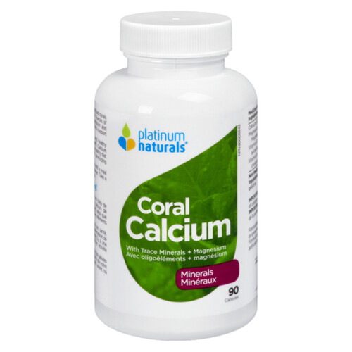 Platinum Naturals Coral Calcium Minerals 90 Capsules