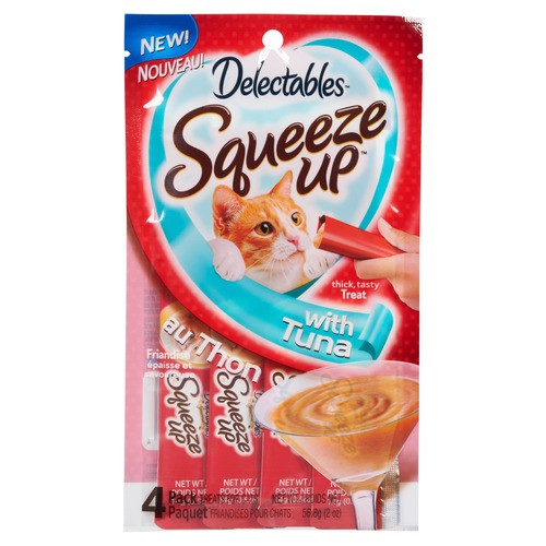 Delectables Squeeze Up Cat Treats Tuna 4 Pack 56.8 g