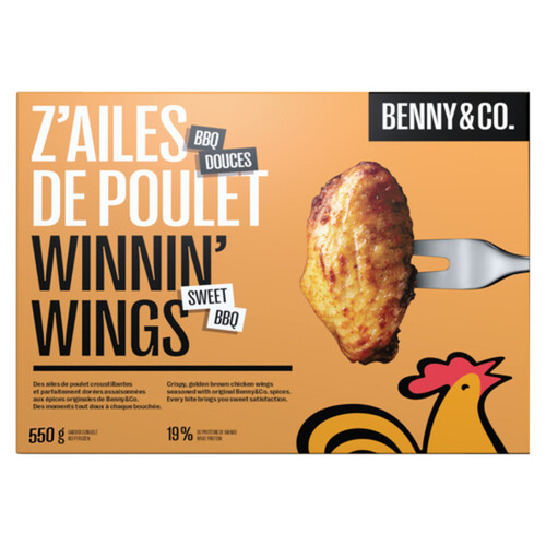 Benny&Co. Frozen Chicken Wings Sweet BBQ 550 g