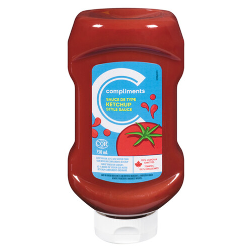 Compliments Ketchup Low Sodium 750 ml