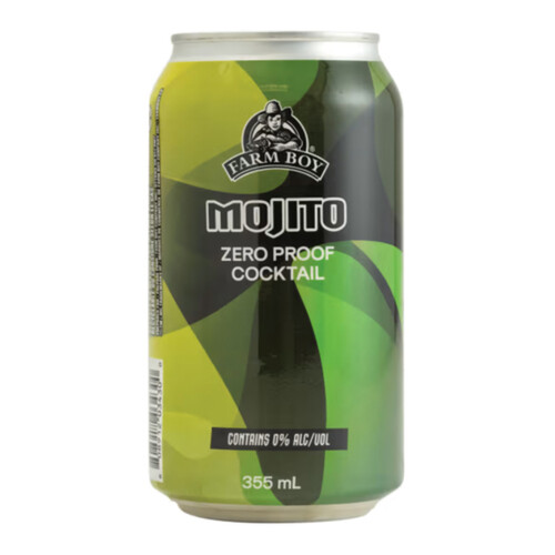 Farm Boy Zero Proof Cocktail Mojito 355 ml (can)