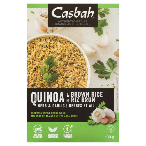 Casbah Quinoa and Brown Rice Herb & Garlic  180 g