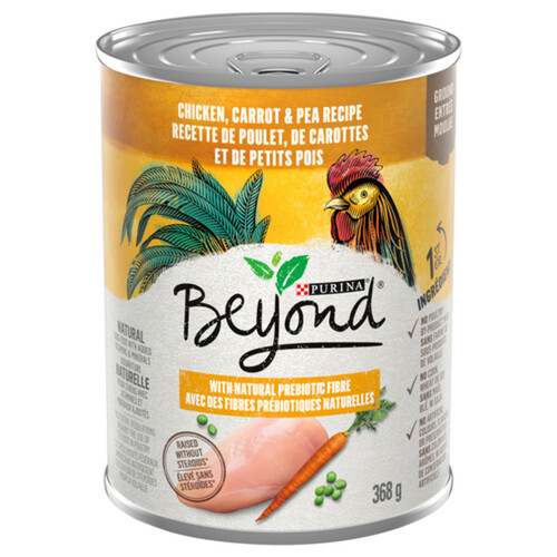 Beyond Wet Dog Food Ground Entrée Chicken Carrot & Pea Recipe 368 g
