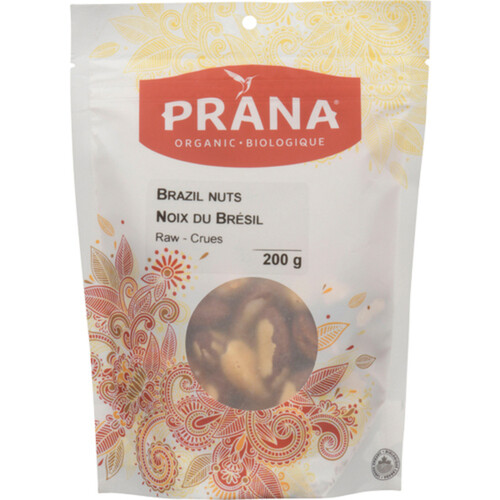 Prana Organic Raw Brazil Nuts 200 g