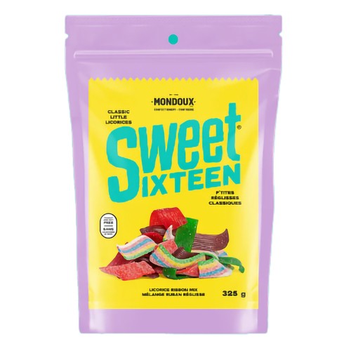Sweet Sixteen Confectionary Licorice Ribbon Mix 325 g