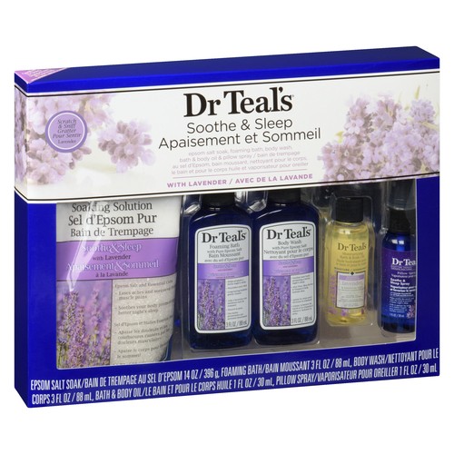 Dr Teal's Soothe & Sleep Gift Set Lavender 5 Pieces 1 Pack