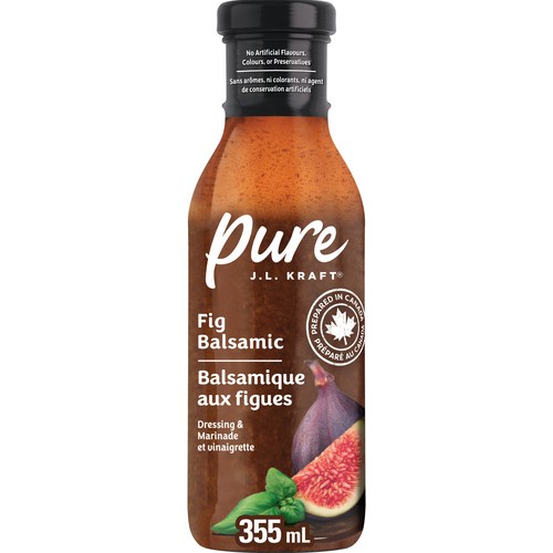 J.L. Kraft Pure Dressing & Marinade Fig Balsamic 355 ml