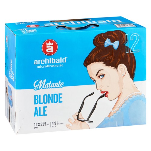 Archibald Matante Beer 4.9% Alcohol 12 x 355 ml (cans)