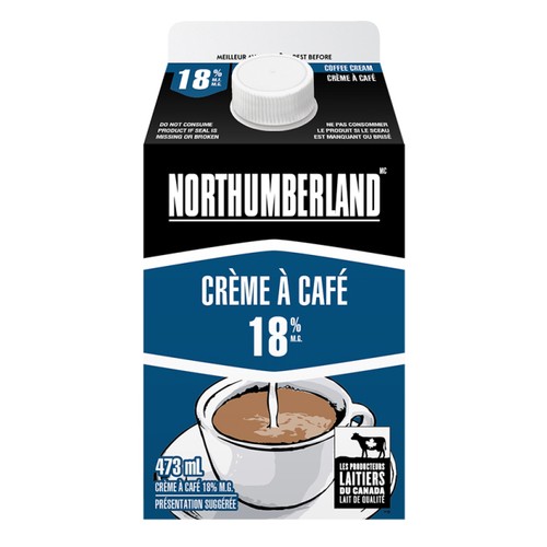 Northumberland 18% Coffee Cream 473 ml