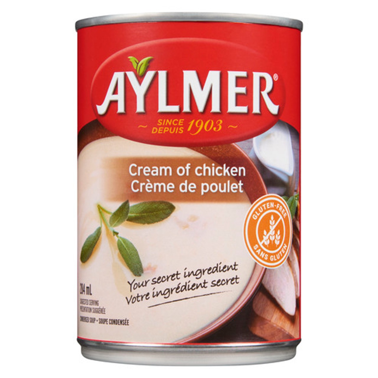 Aylmer GlutenFree Soup Cream Of Chicken 284 ml Voilà Online Groceries & Offers