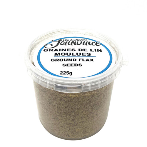 Les Aliments Johnvince Ground Flax Seeds 225 g