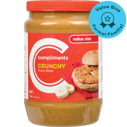 Compliments Peanut Butter Crunchy 2 kg