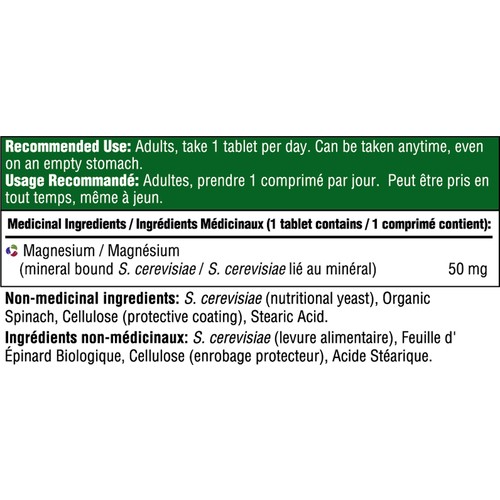 MegaFood Vegan Magnesium Tablets 60 Count