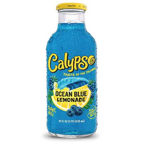 Calypso Ocean Blue Lemonade Beverage 473 ml (bottle)